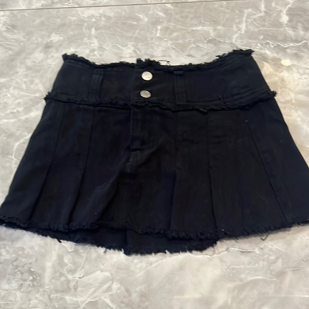 Women’s Black jean skirt